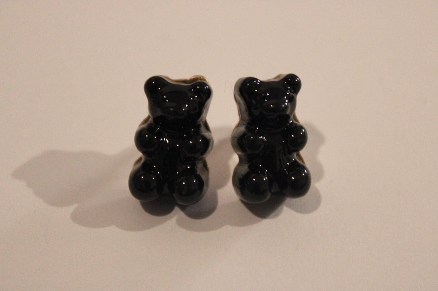 Black Gummy Bear Earrings