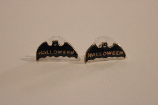Halloween Bat Stud Earrings