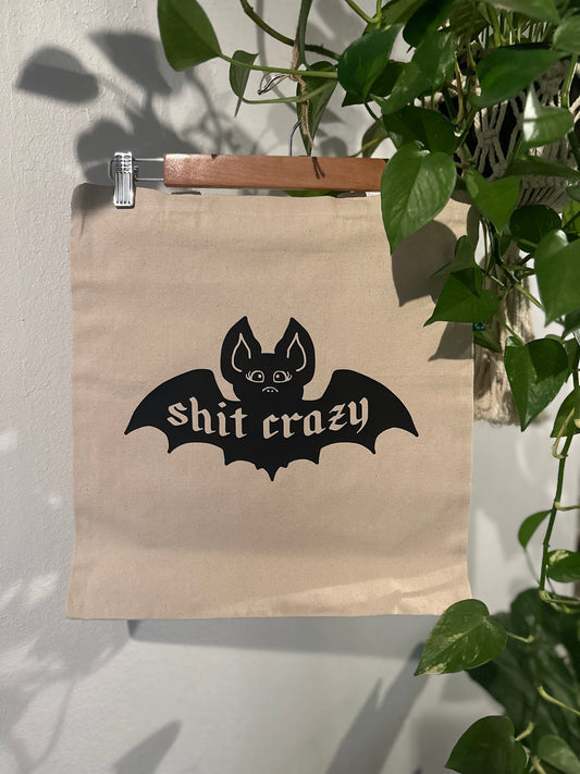 Bat Shit Crazy Tote Bag